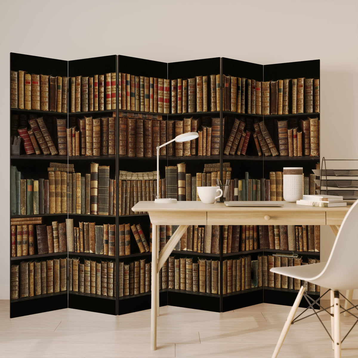 SHELVES OF TIME Παραβάν με 6 πάνελ