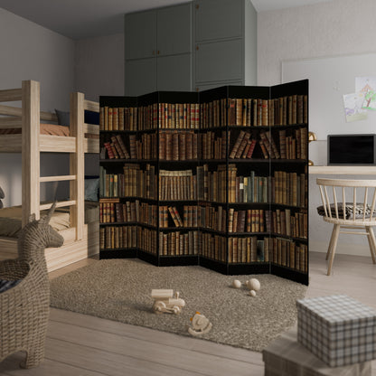 SHELVES OF TIME 6-Panel Room Divider