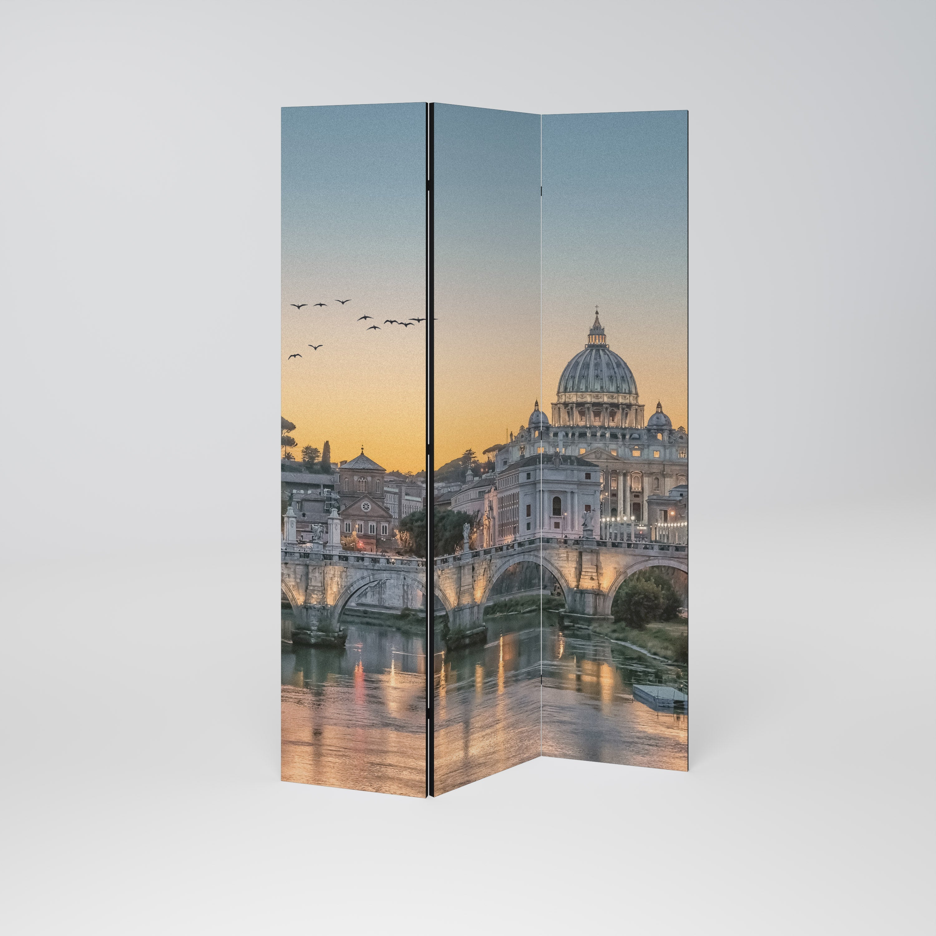REFLECTIONS OF ROME Διακοσμητικό διαχωριστικό δωματίου 3 πάνελ