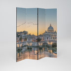 REFLECTIONS OF ROME 4-Panel Room Divider