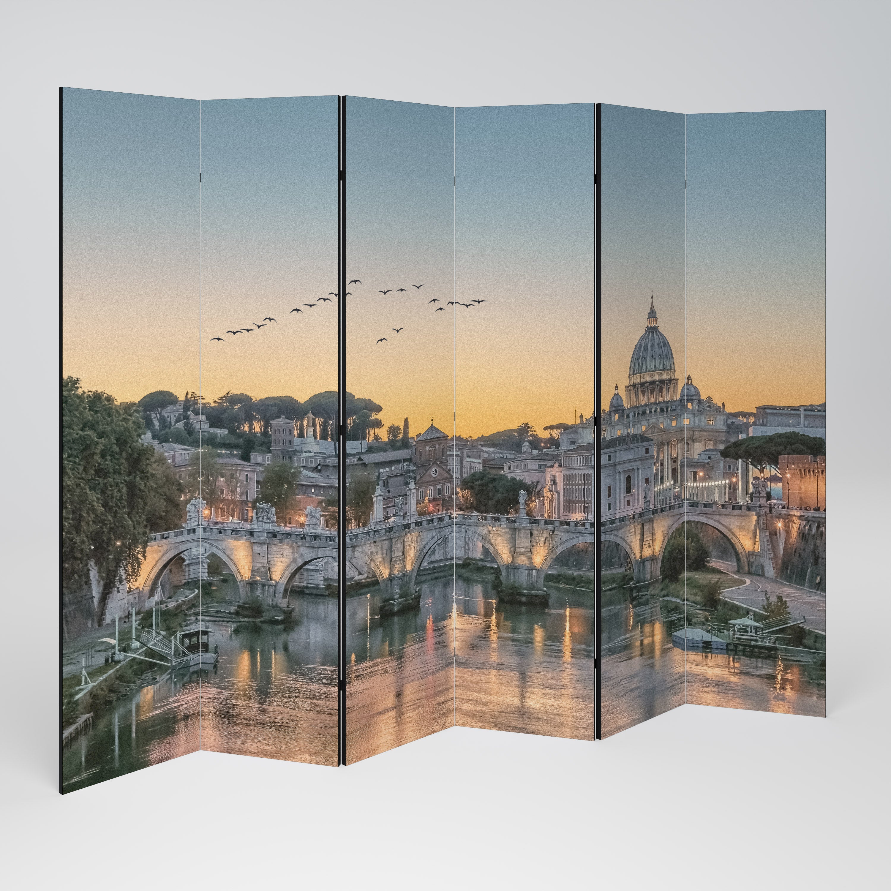 REFLECTIONS OF ROME Διακοσμητικό διαχωριστικό δωματίου 6 πάνελ
