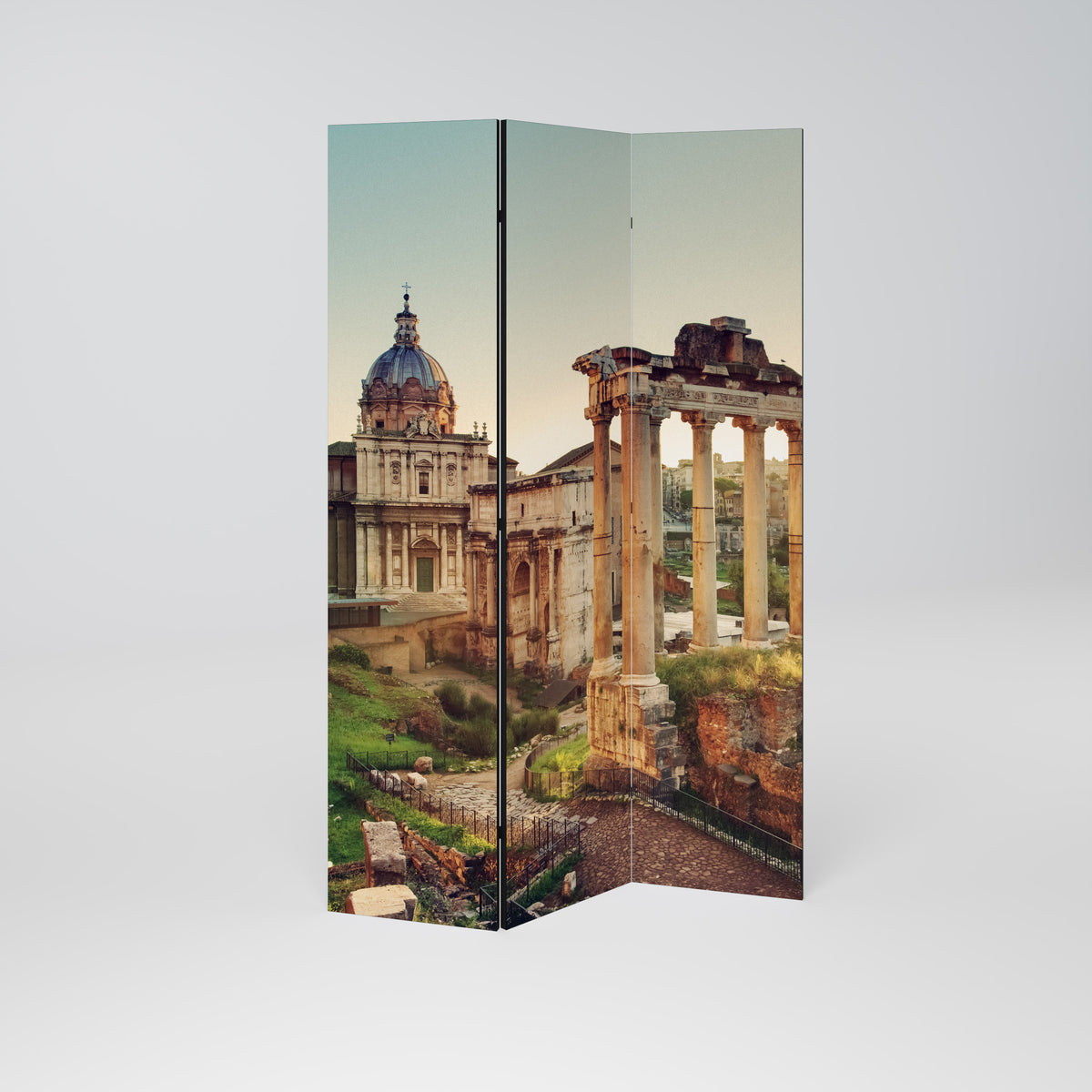 MARVELS OF THE PAST 3-Panel Room Divider