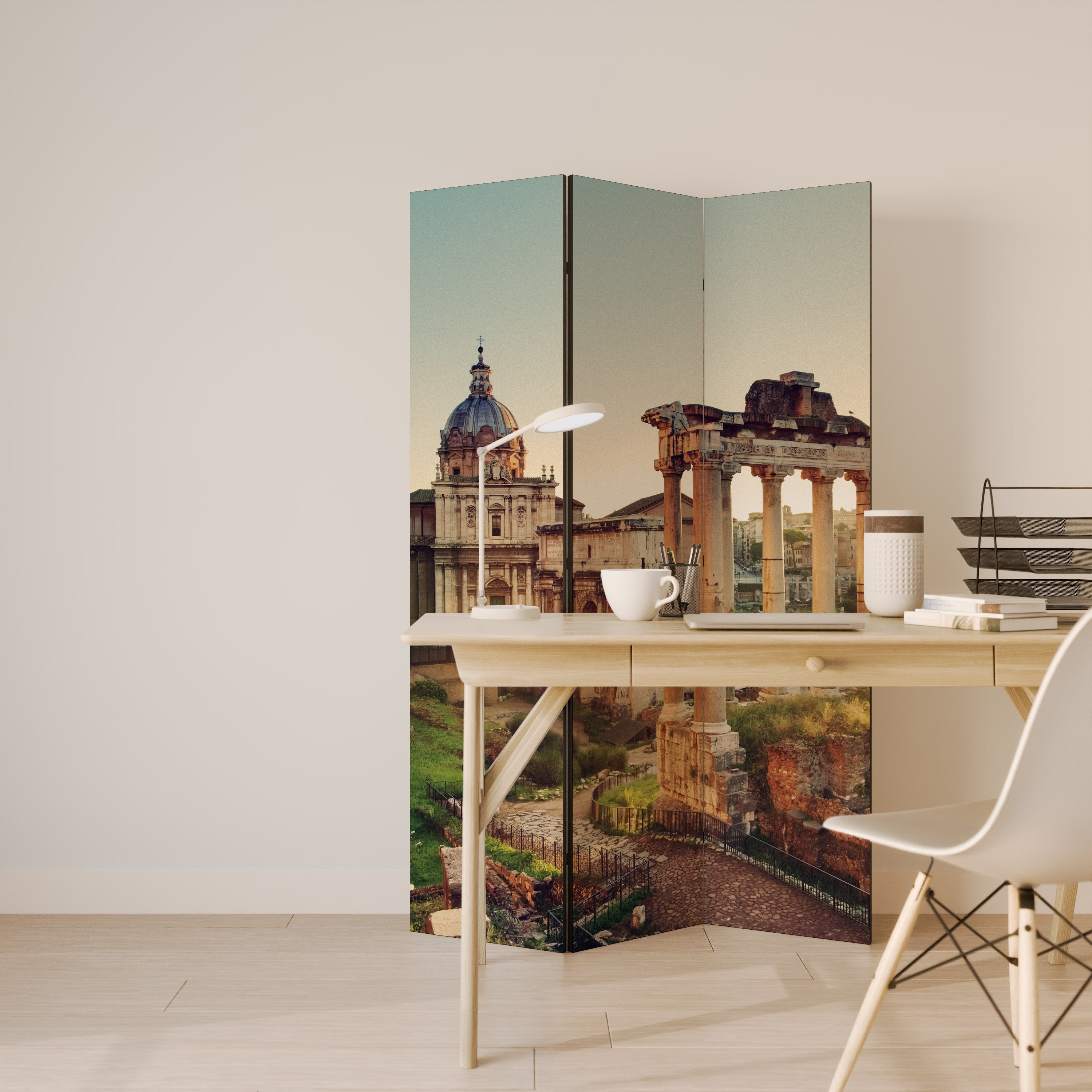 MARVELS OF THE PAST Διακοσμητικό παραβάν με 3 πάνελ