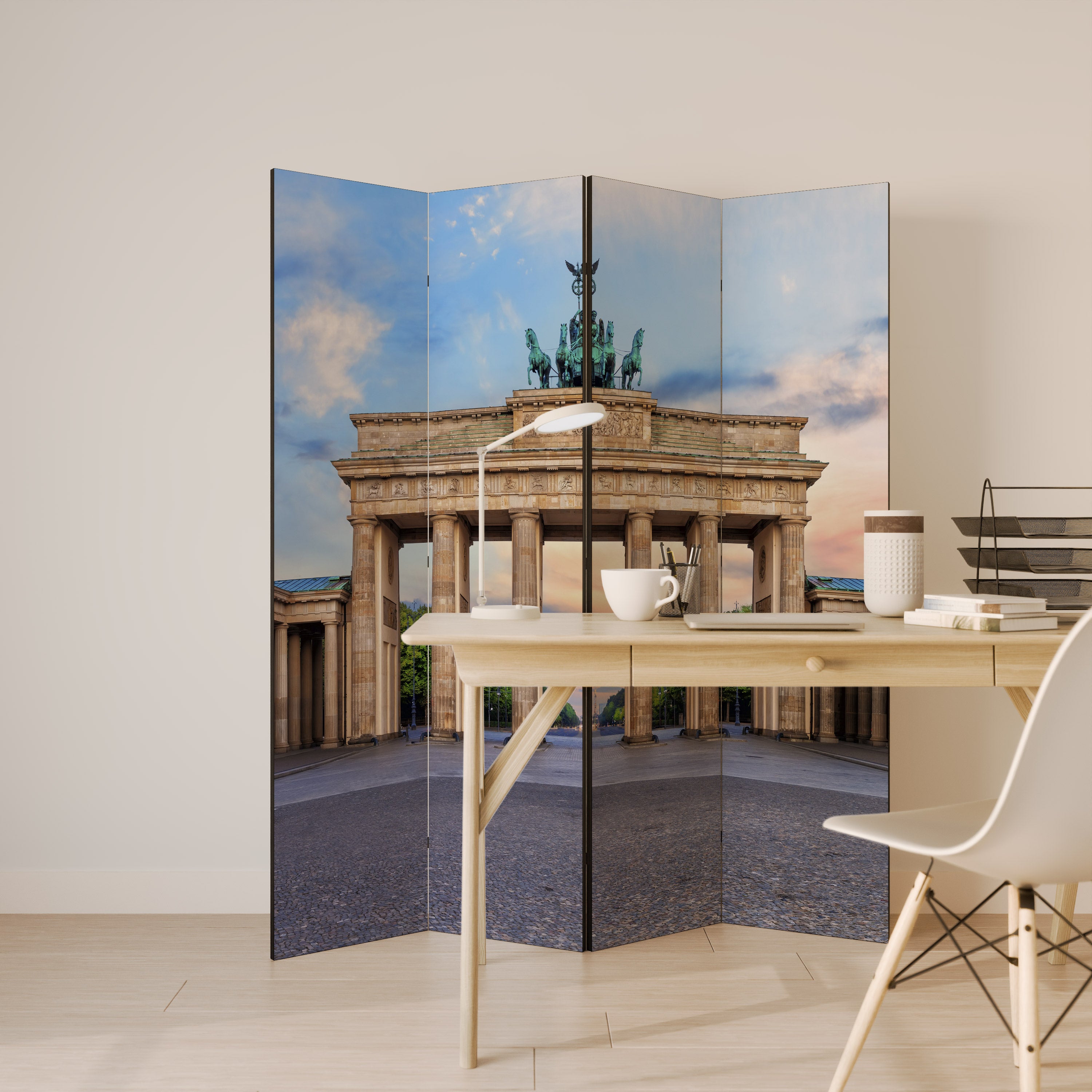 PILLARS OF MEMORY Παραβάν με 4 πάνελ