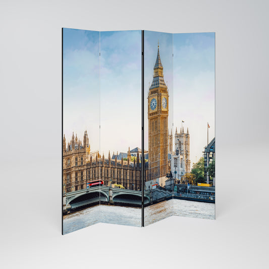 TIMELESS LONDON ELEGANCE Παραβάν με 4 πάνελ