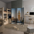 TIMELESS LONDON ELEGANCE Παραβάν με 4 πάνελ