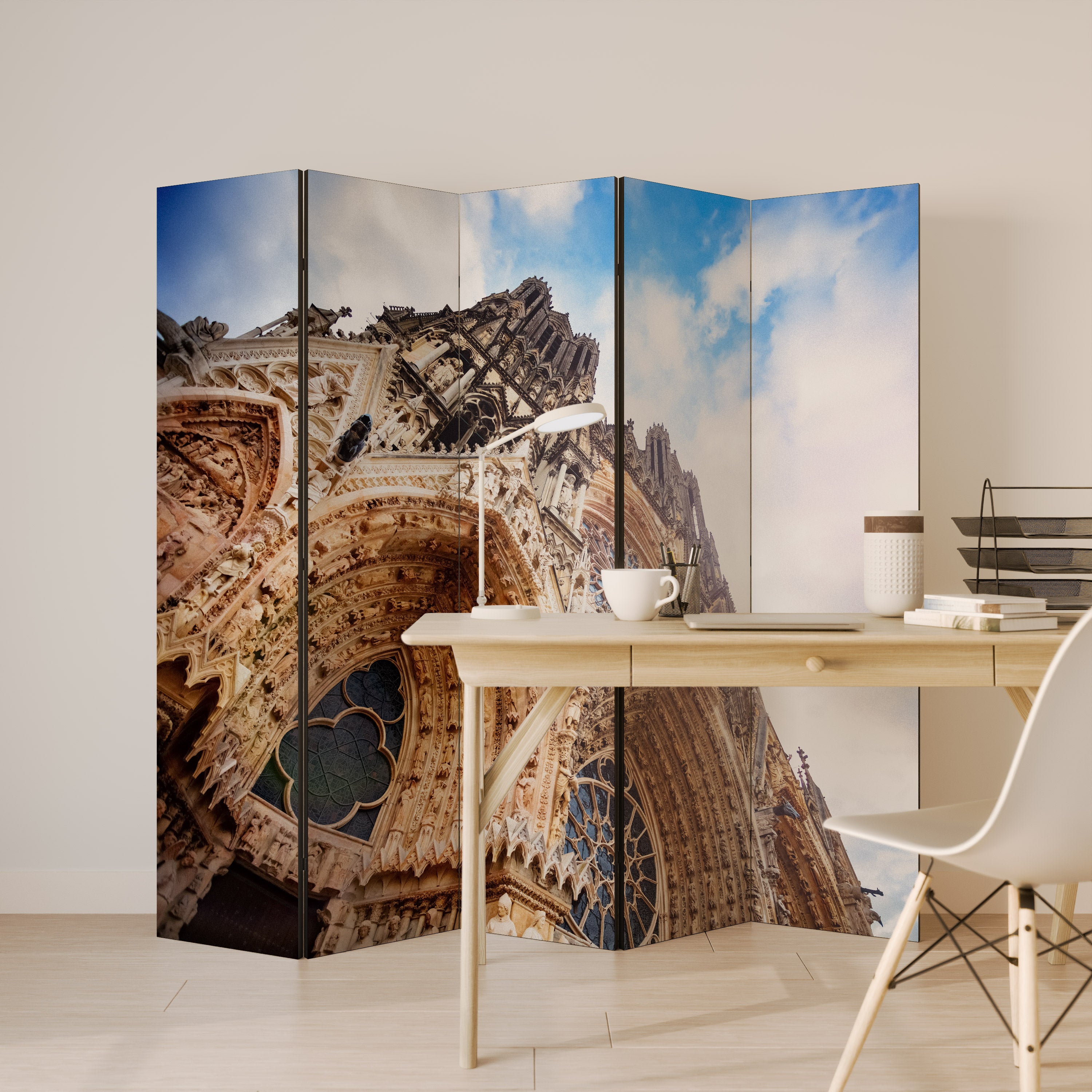 MYSTICAL ANGLES REVEALED 5-Panel Room Divider