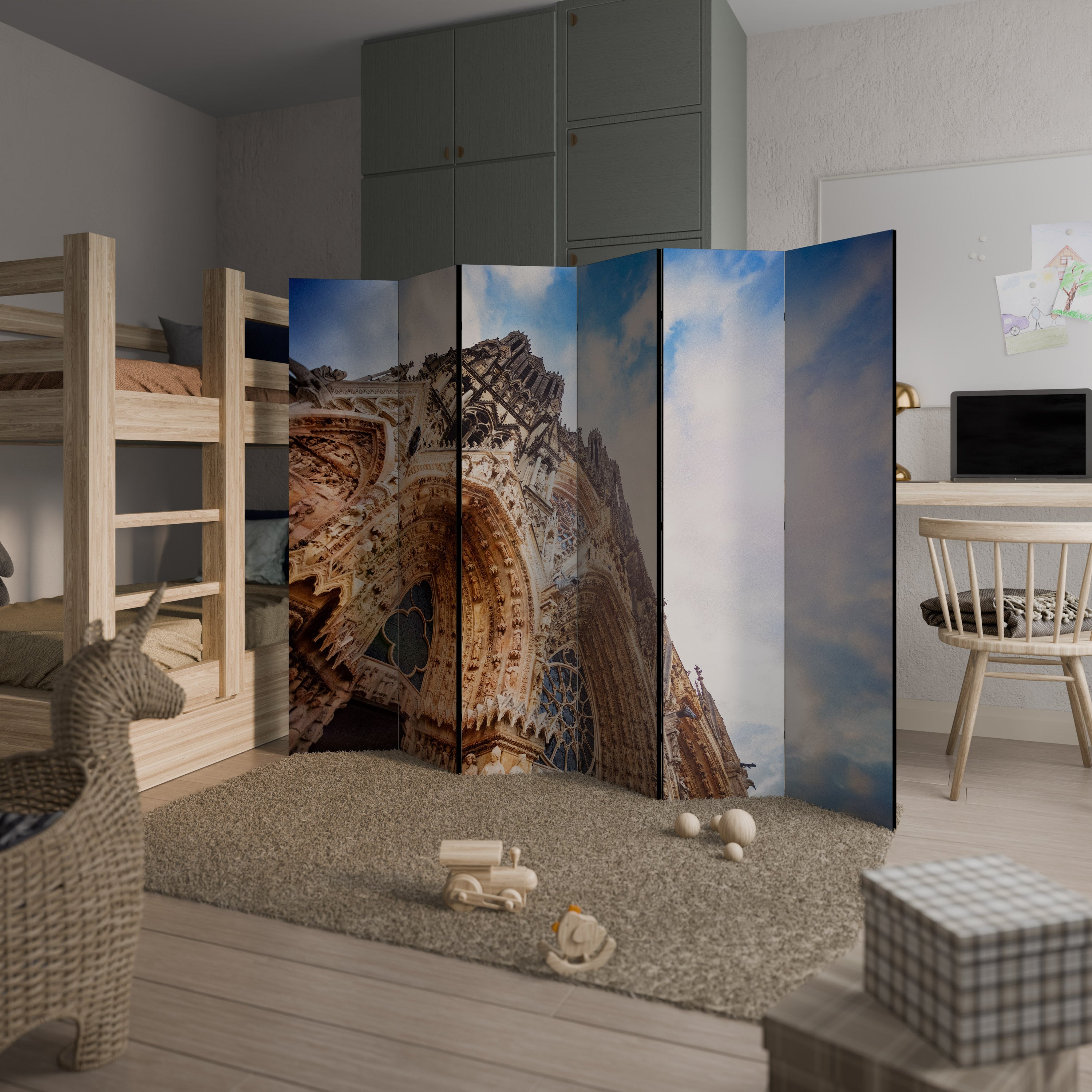 MYSTICAL ANGLES REVEALED 6-Panel Room Divider