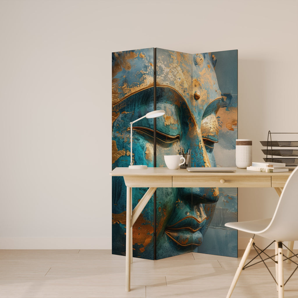 ENIGMATIC STILLNESS Decorative 3-Panel Room Divider