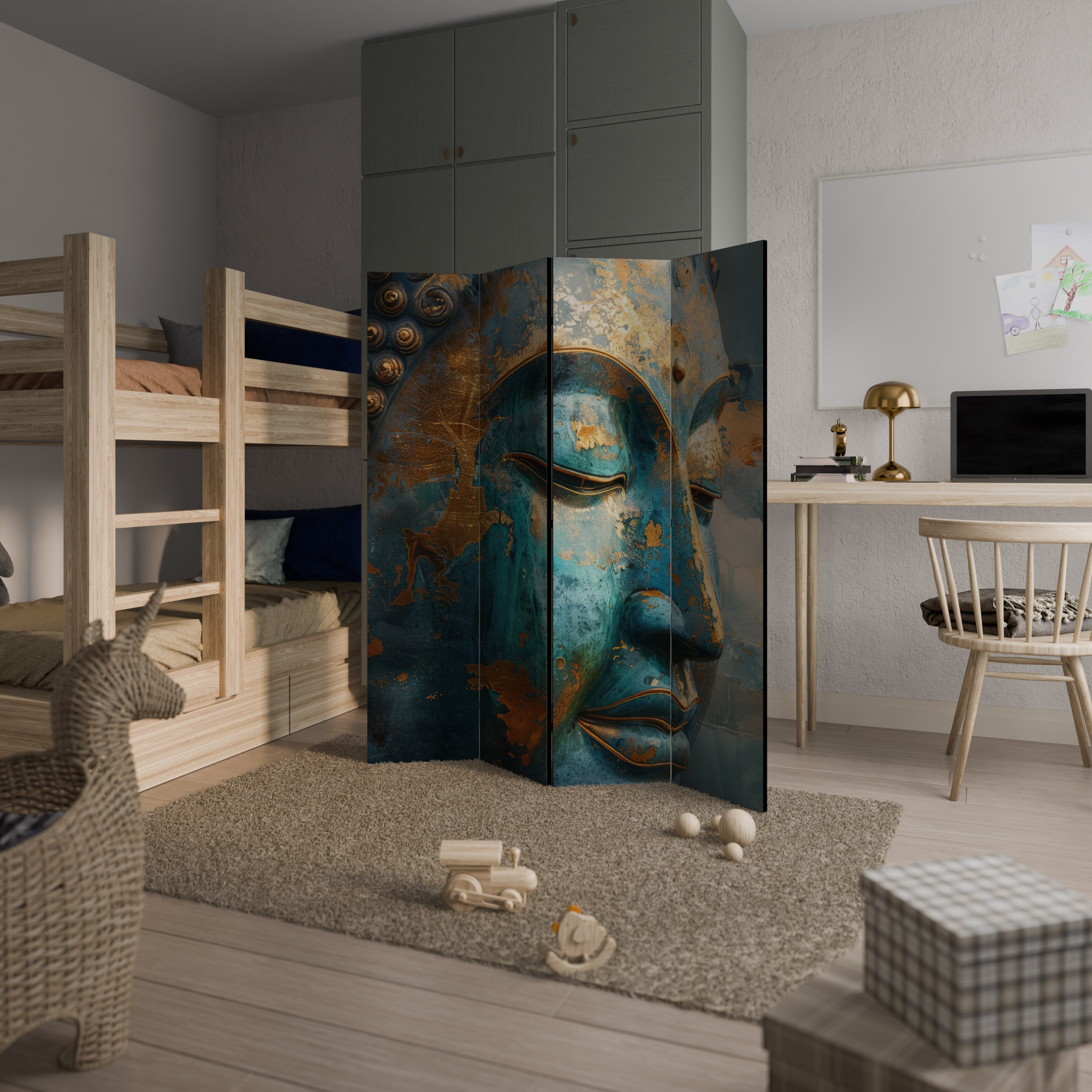 ENIGMATIC STILLNESS Παραβάν με 4 πάνελ