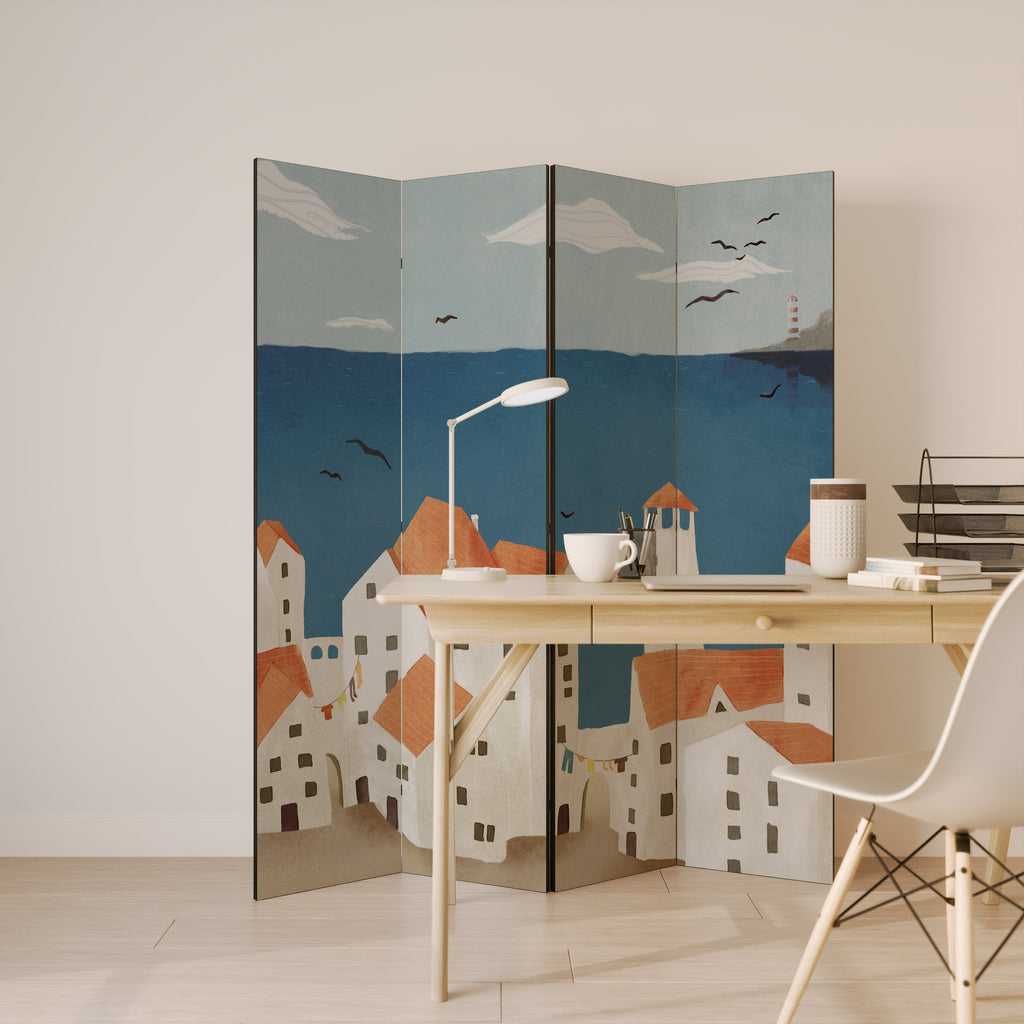 COASTLAND VILLAGE Παραβάν με 4 πάνελ