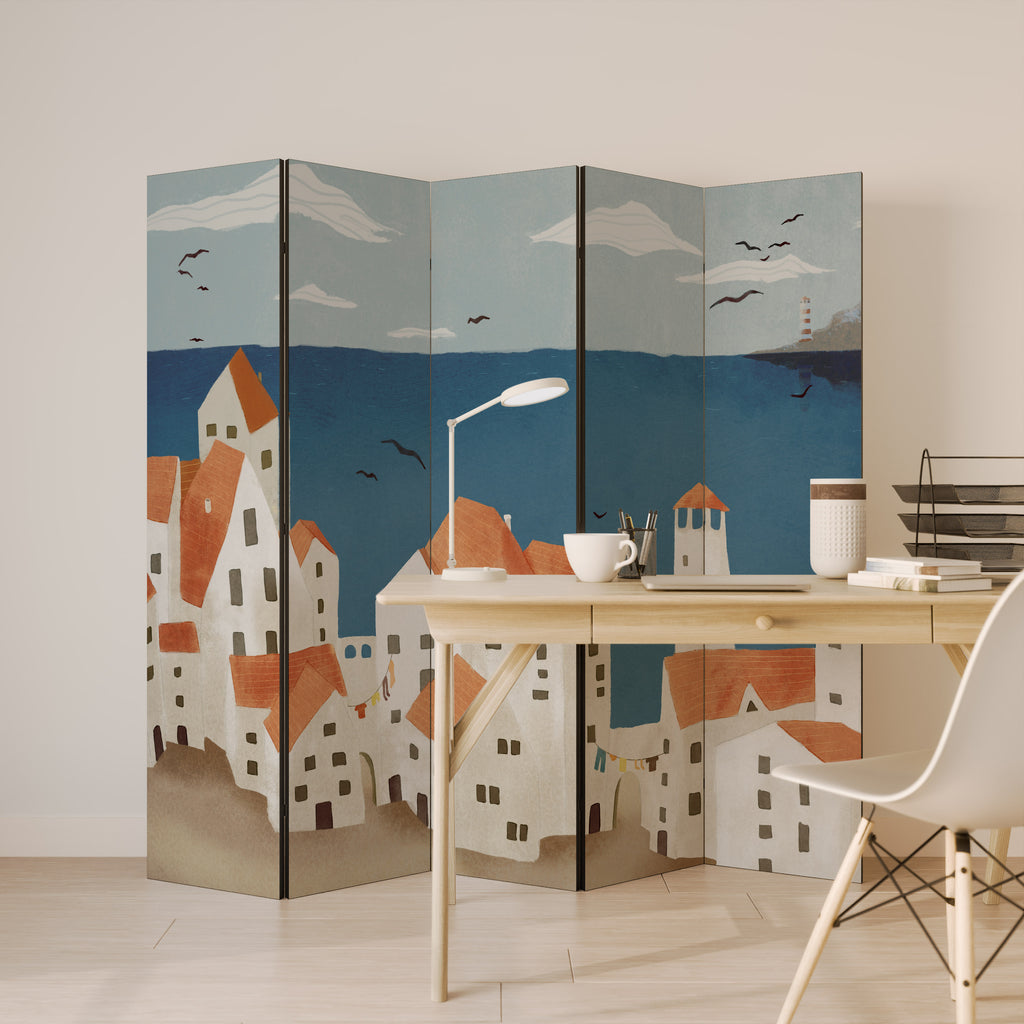 COASTLAND VILLAGE 5-Panel Room Divider