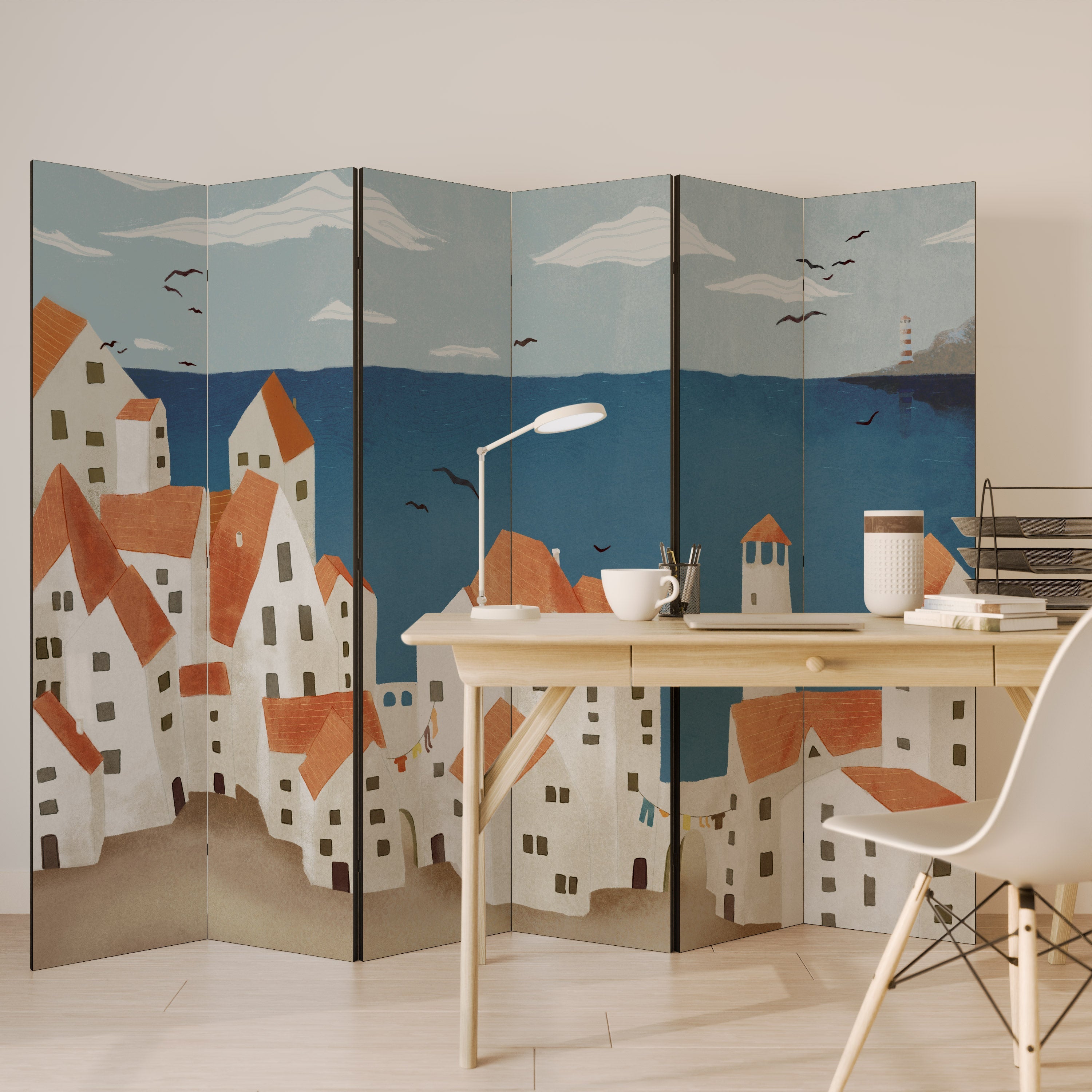 COASTLAND VILLAGE Διακοσμητικό διαχωριστικό δωματίου 6 πάνελ