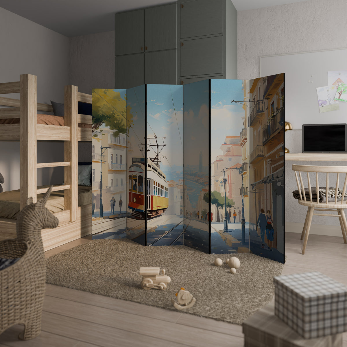 TRAMWAY DREAMSCAPE Παραβάν με 6 πάνελ