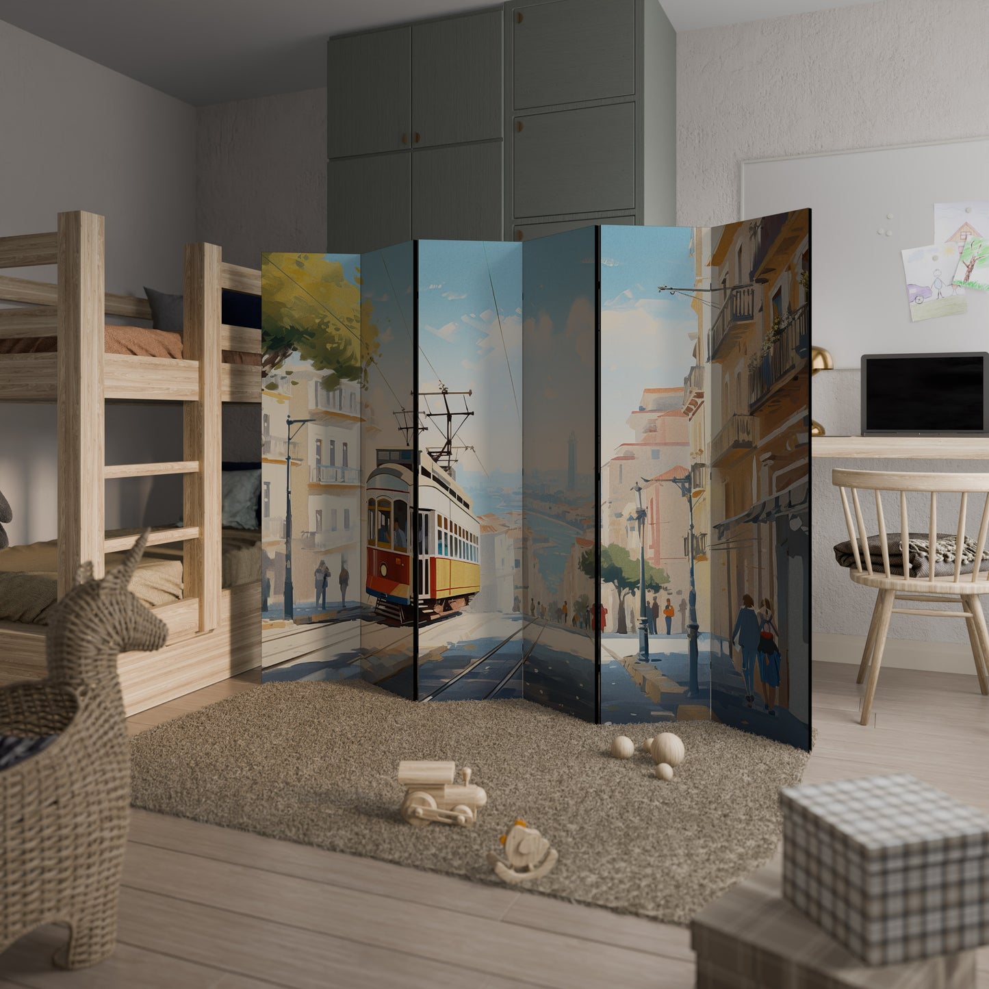 TRAMWAY DREAMSCAPE 6-Panel Room Divider