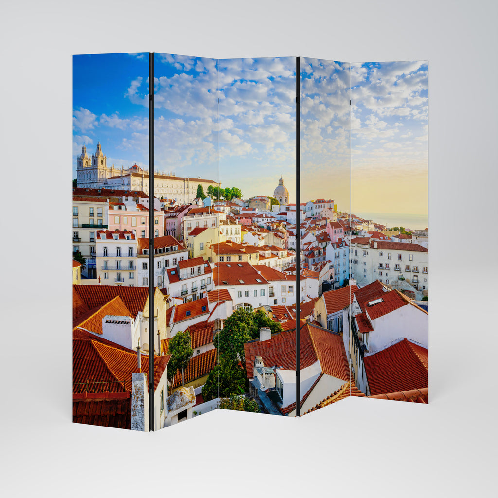 ROOFTOP RADIANCE 5-Panel Room Divider