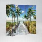 BREEZY COASTAL RETREAT 5-Panel Room Divider