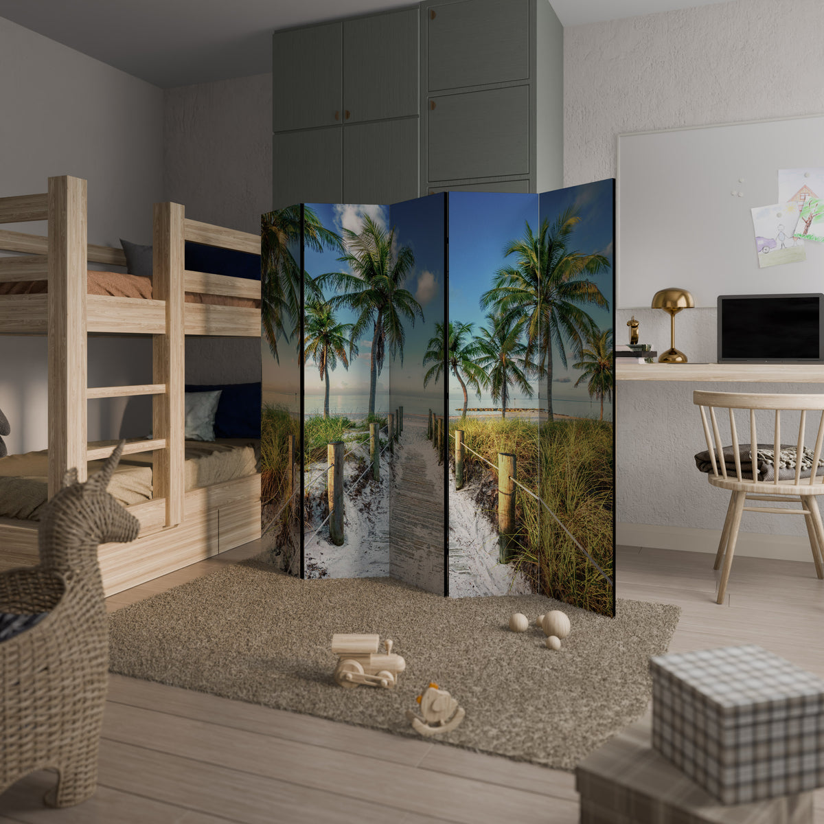 BREEZY COASTAL RETREAT Παραβάν με 5 πάνελ