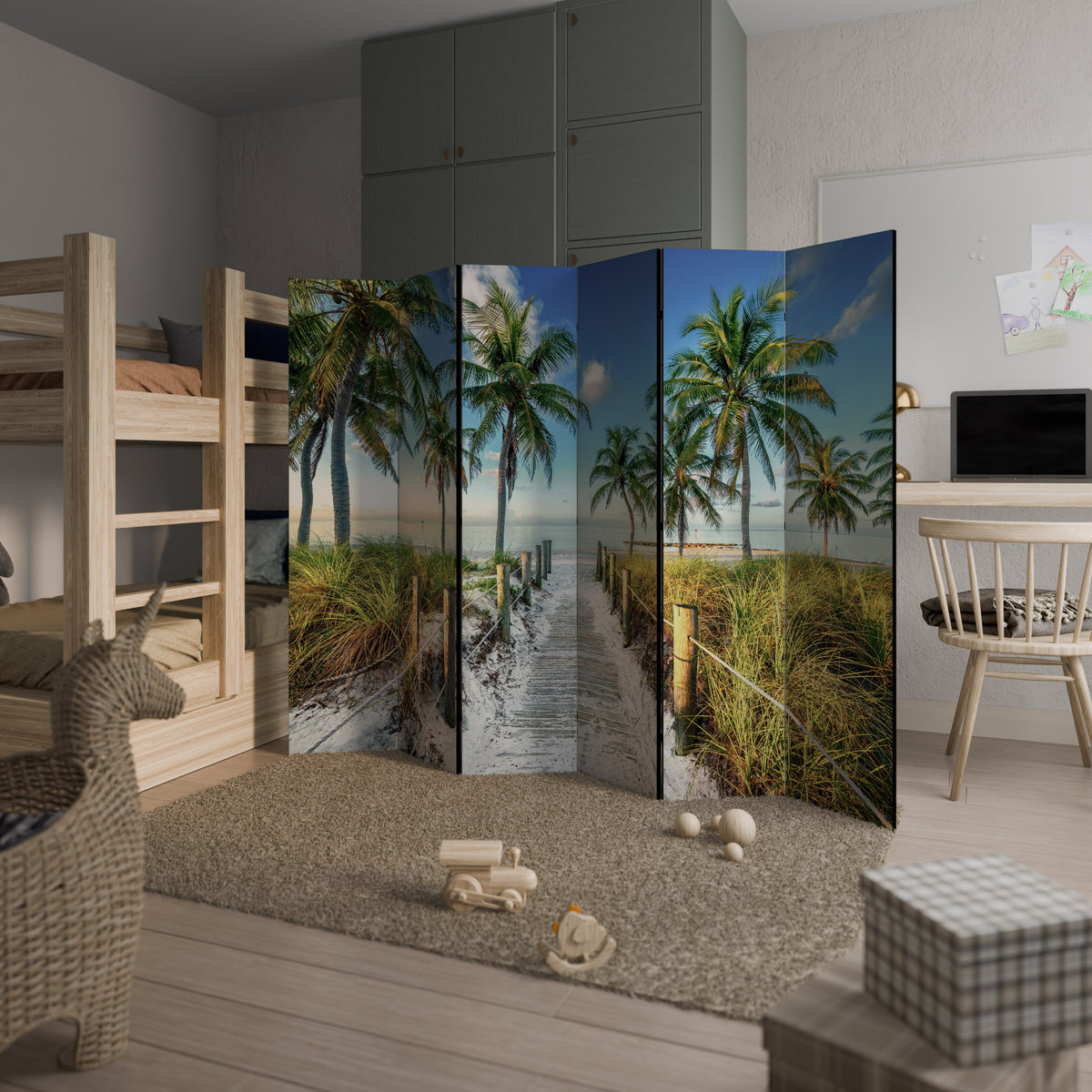 BREEZY COASTAL RETREAT Παραβάν με 6 πάνελ