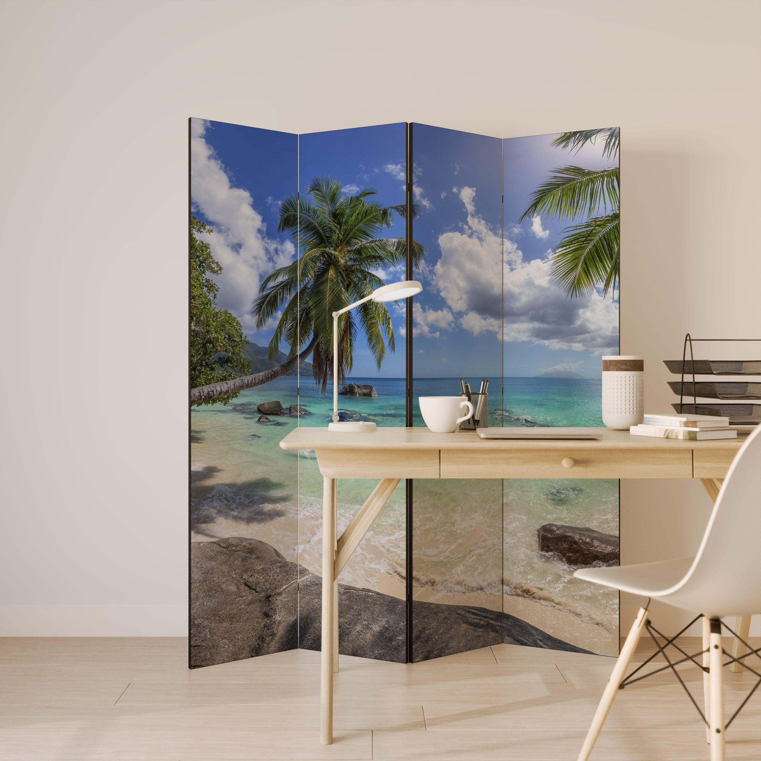 OASIS OF CALM Παραβάν με 4 πάνελ