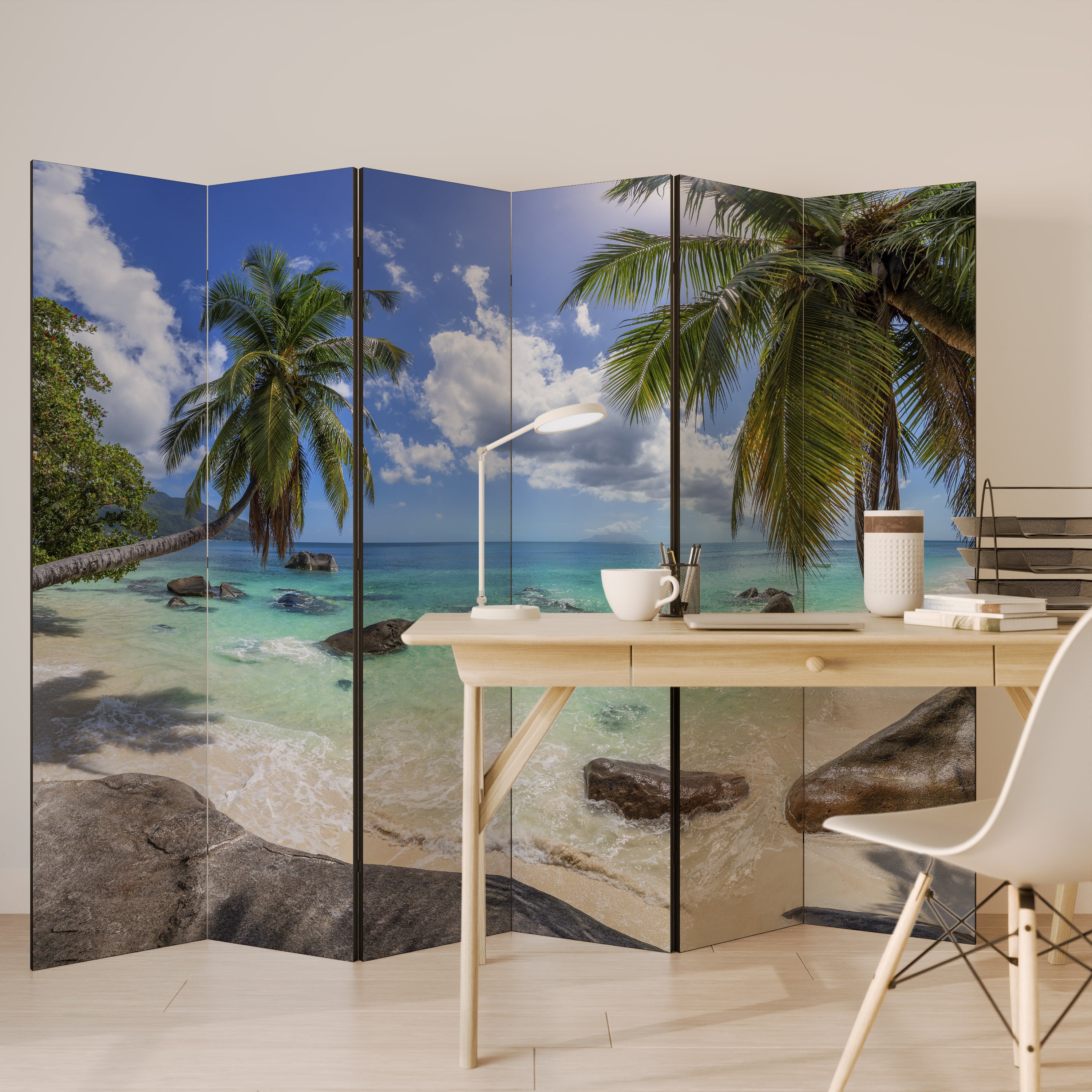 OASIS OF CALM 6-Panel Room Divider