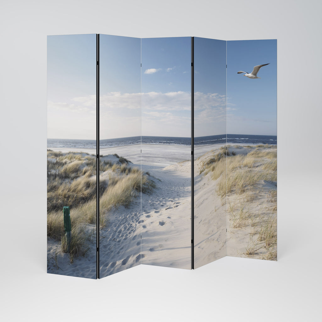 SEASIDE DREAMING 5-Panel Room Divider