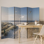 SEASIDE DREAMING 6-Panel Room Divider