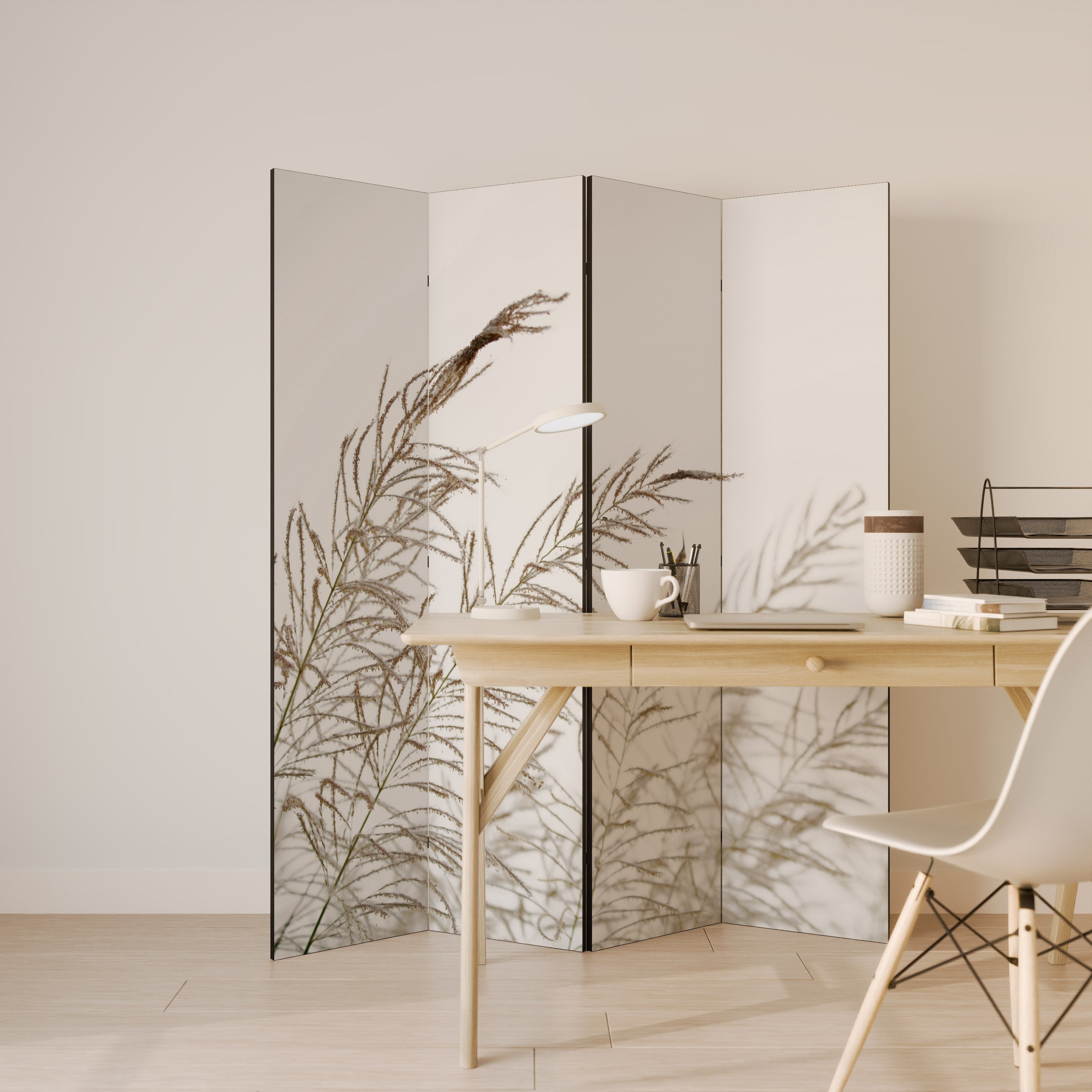 WHISPERING WINDS 4-Panel Room Divider