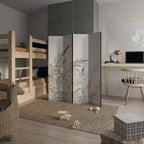WHISPERING WINDS 4-Panel Room Divider