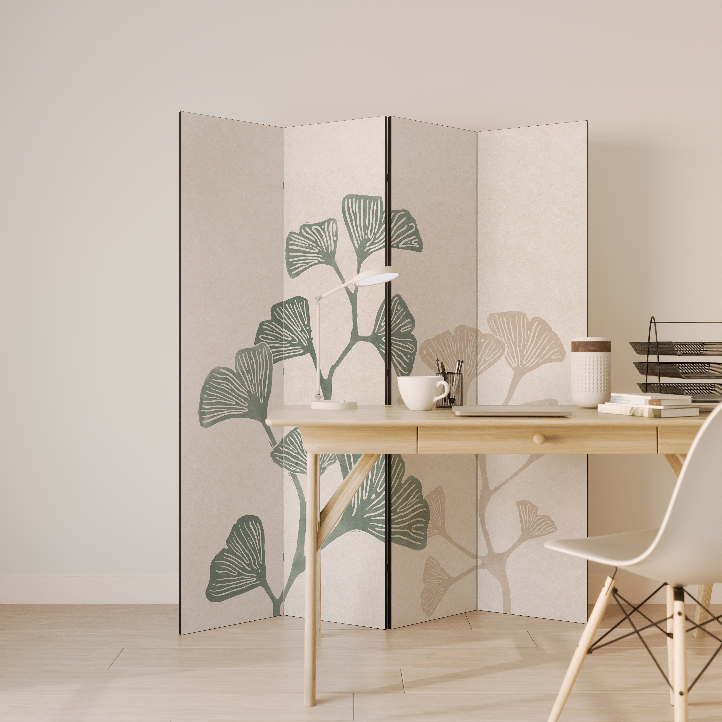 THE GOST OF GINKGO Παραβάν με 4 πάνελ