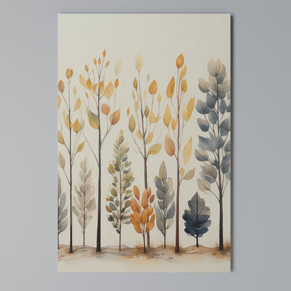 AUTUMN FOREST Vertical Canvas Print