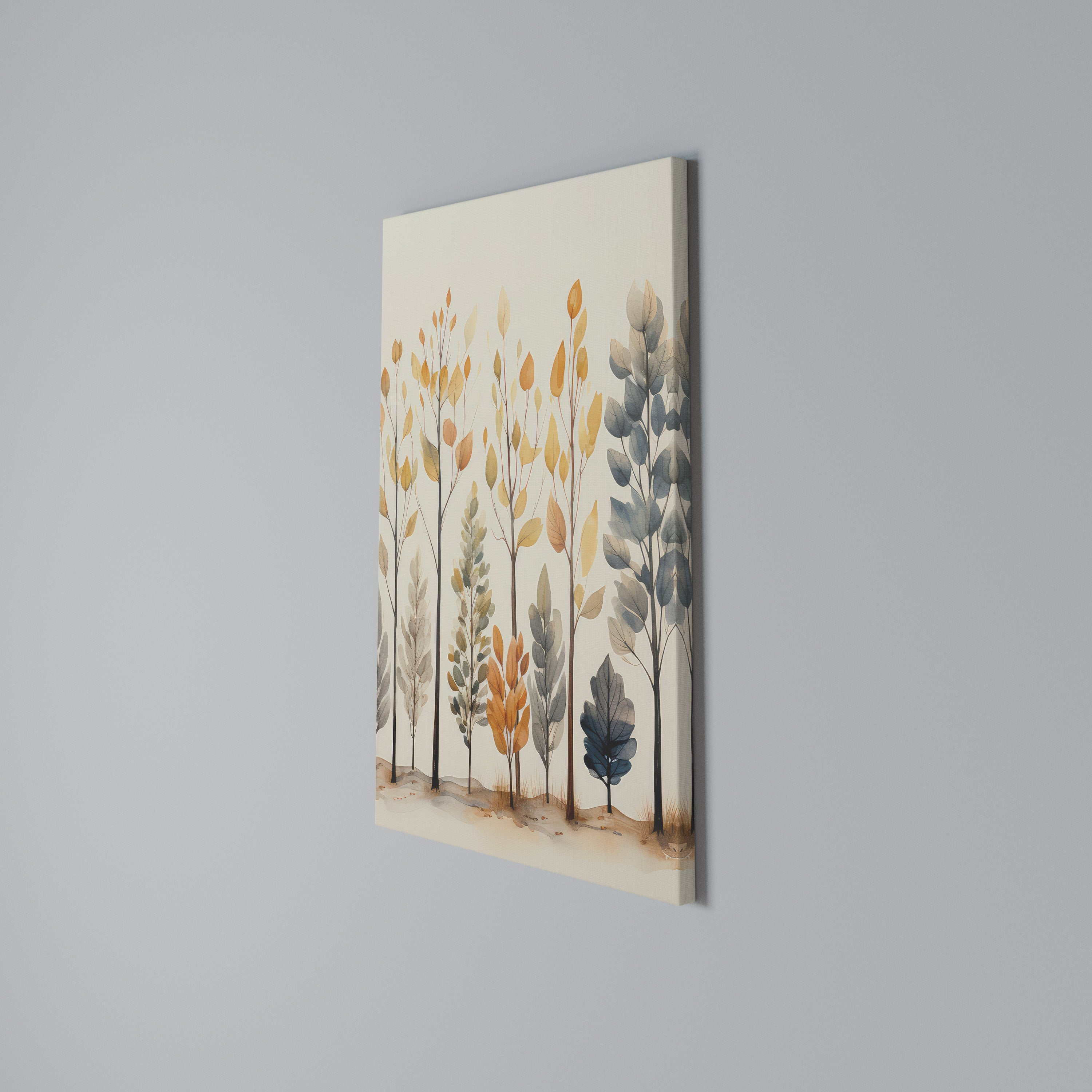 AUTUMN FOREST Κατακόρυφος Πίνακας σε Καμβά