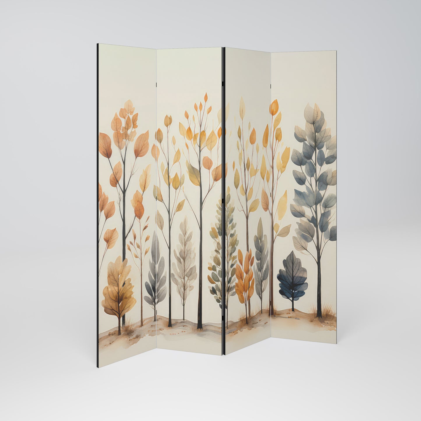 AUTUMN FOREST Παραβάν με 4 πάνελ