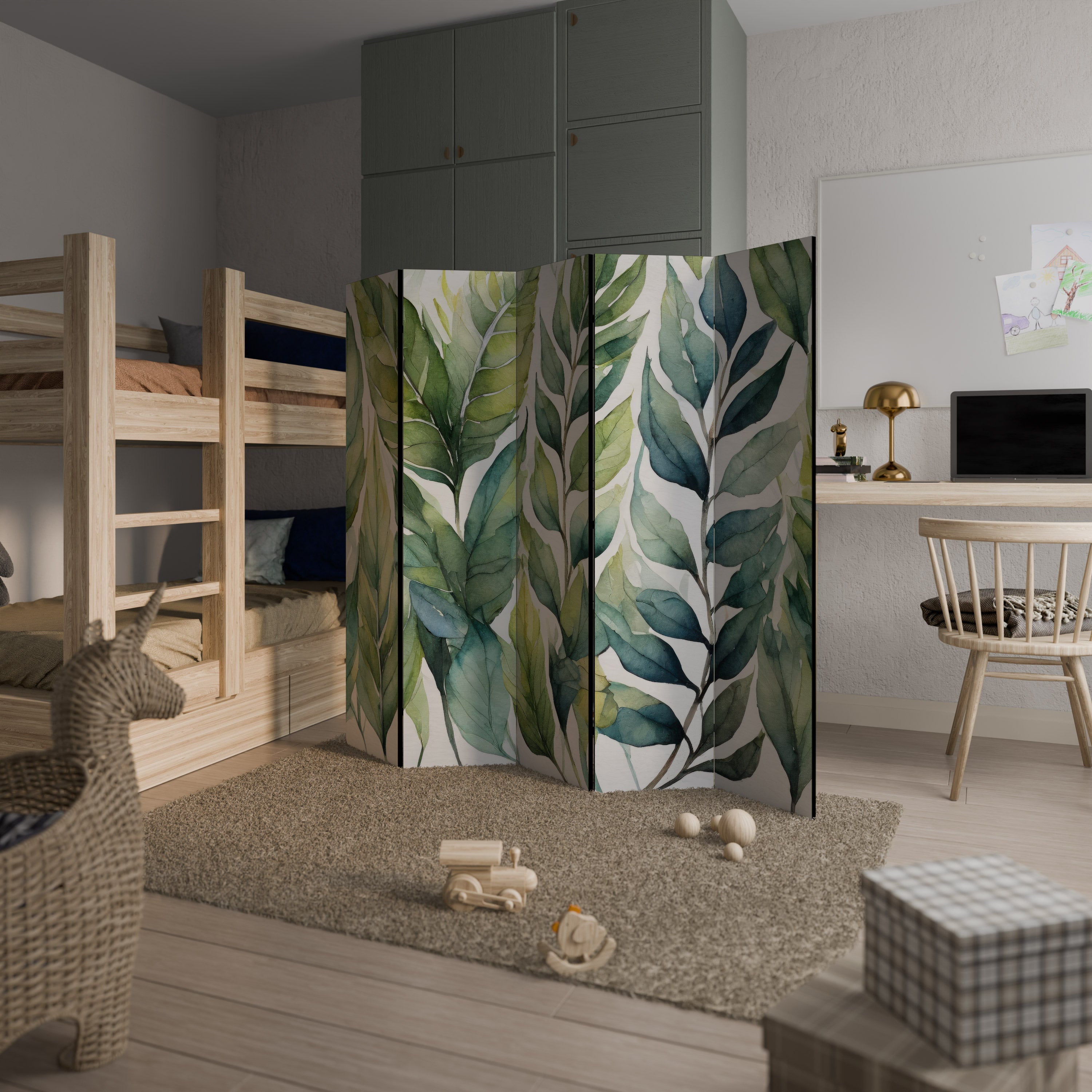VERDURE SCAPE Διακοσμητικό διαχωριστικό δωματίου 5 πάνελ