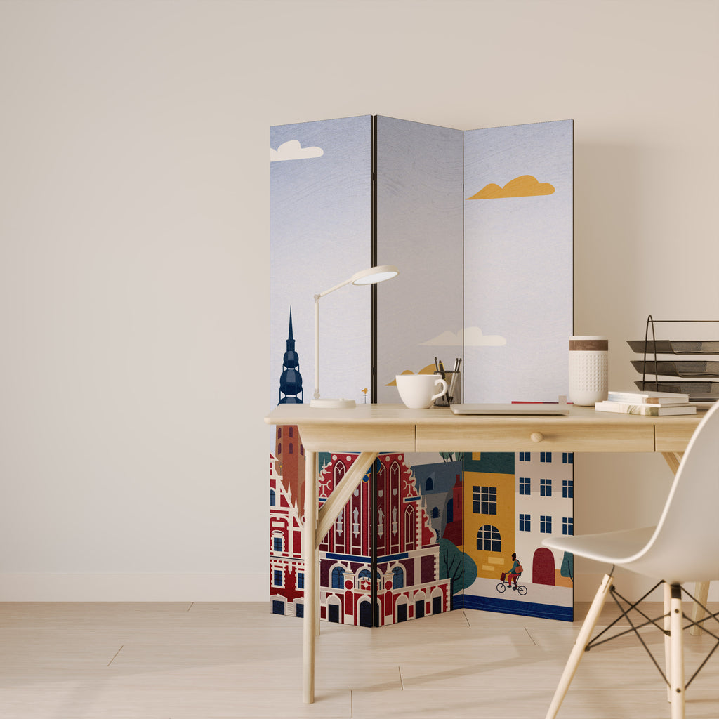 MEMORY OF RIGA Παραβάν με 3 πάνελ