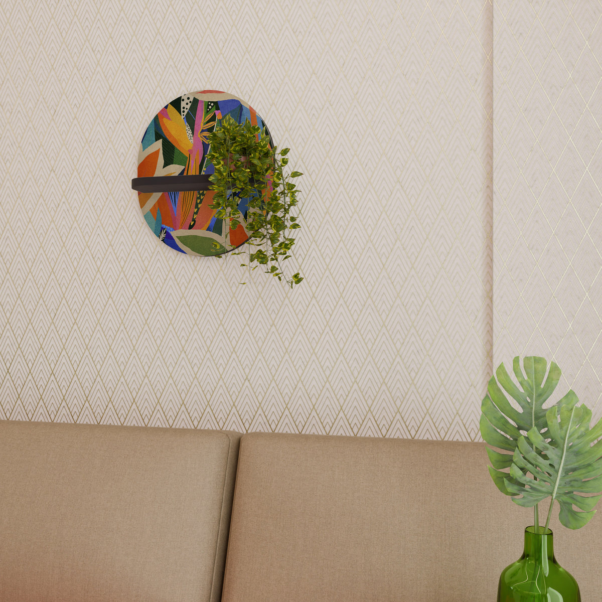 RAMPANT VEGETATION Διακοσμητικό Ράφι Art Shelf