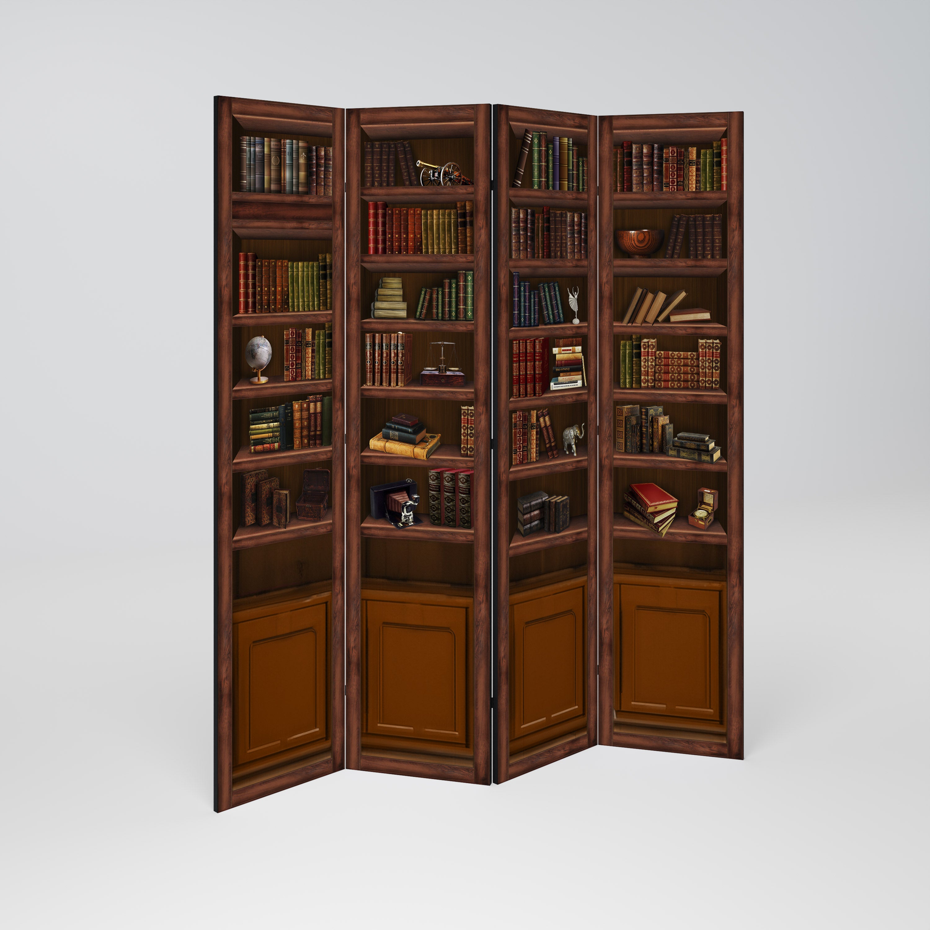 WISDOM IN WOOD 4-Panel Room Divider