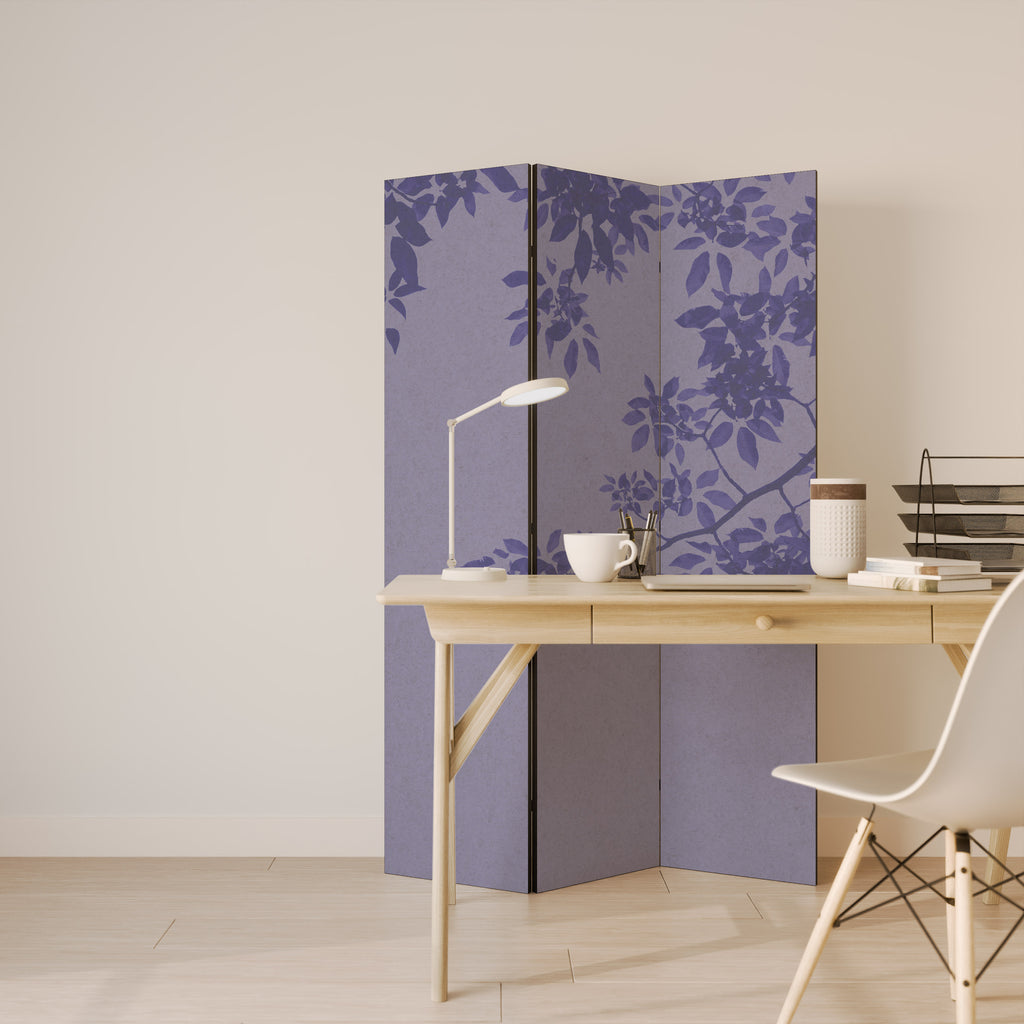 ELEGANT LEAFY VEIL 3-Panel Room Divider