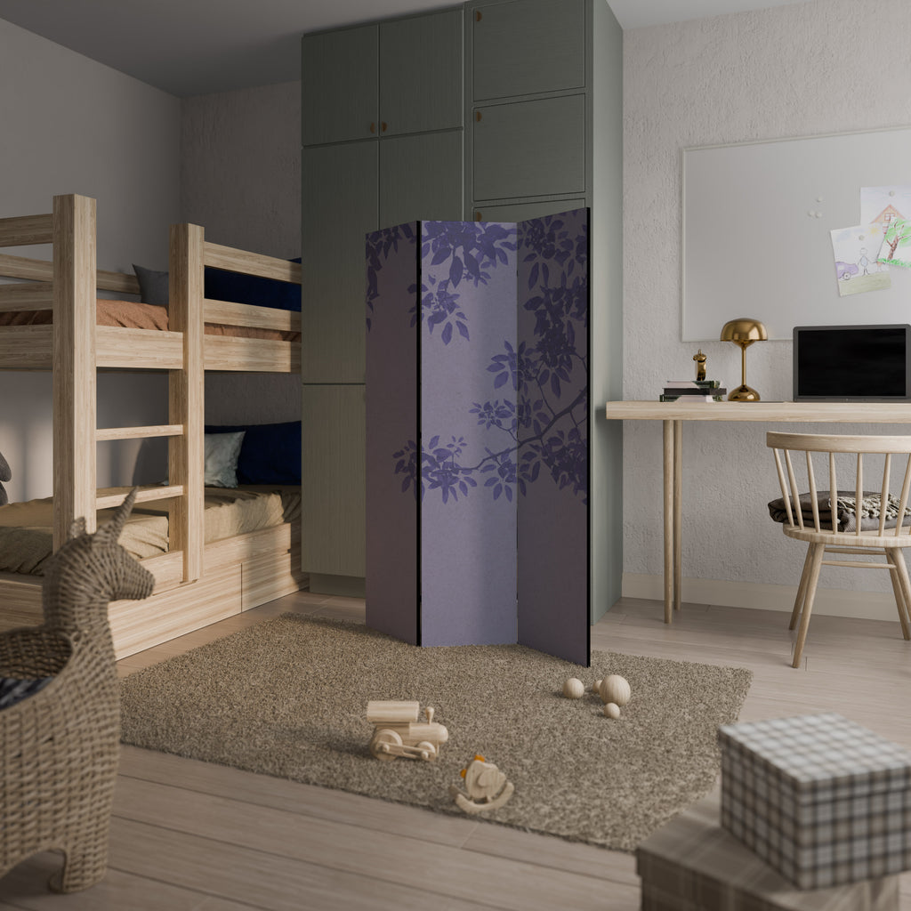 ELEGANT LEAFY VEIL 3-Panel Room Divider