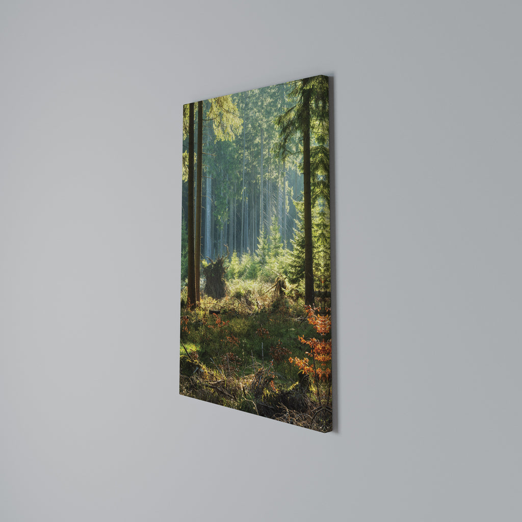 SUNLIT FOREST SERENADE Κατακόρυφος Πίνακας σε Καμβά