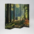SUNLIT FOREST SERENADE 5-Panel Room Divider