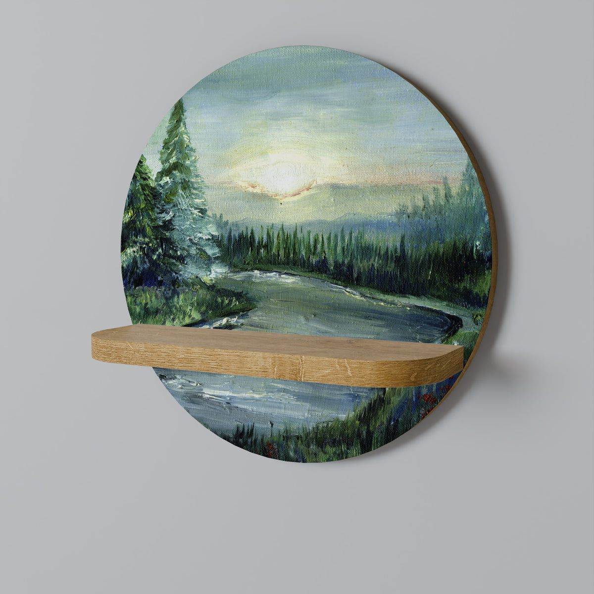 FOREST SUNSET Διακοσμητικό Ράφι Art Shelf