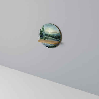 FOREST SUNSET Art Shelf