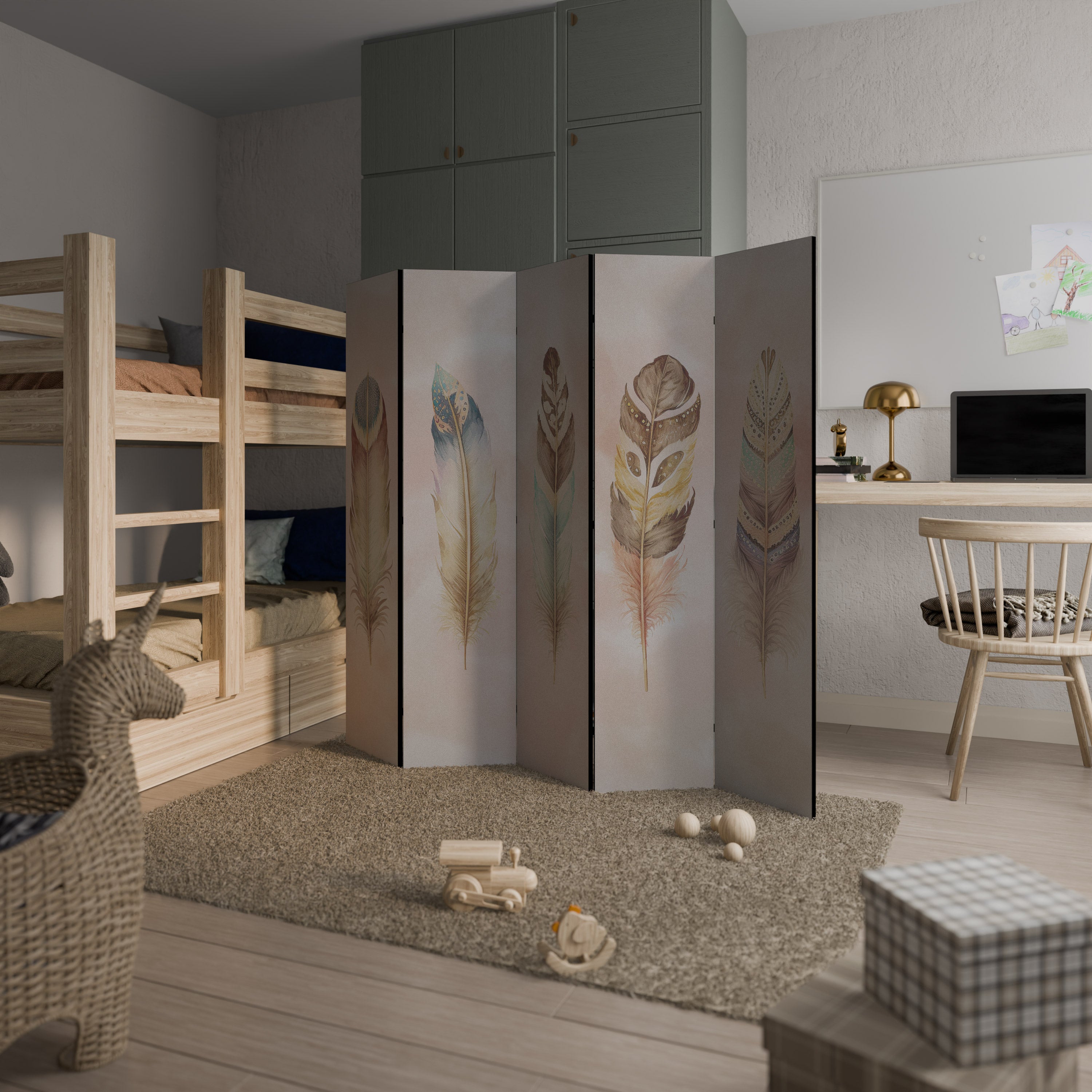 THE DELIQUESCE 5-Panel Room Divider