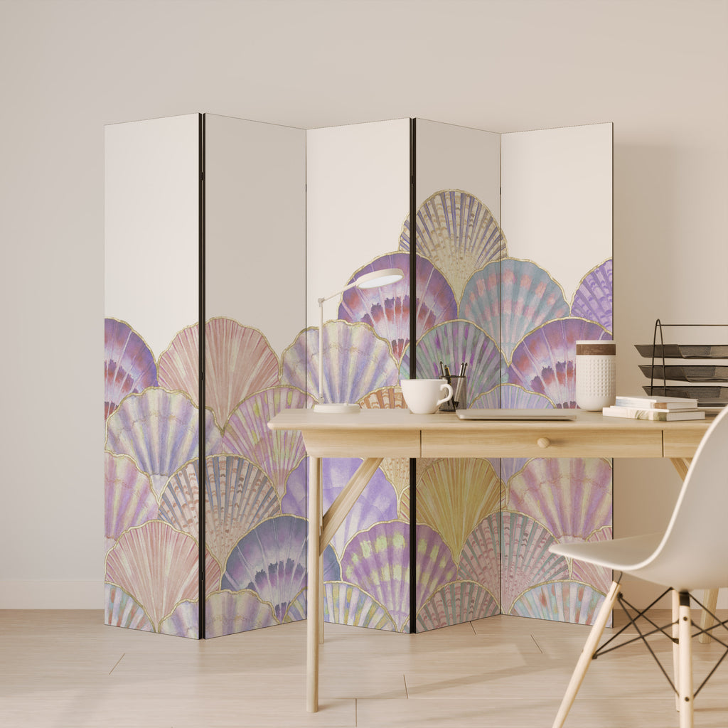 PASTEL OCEAN DREAMS 5-Panel Room Divider