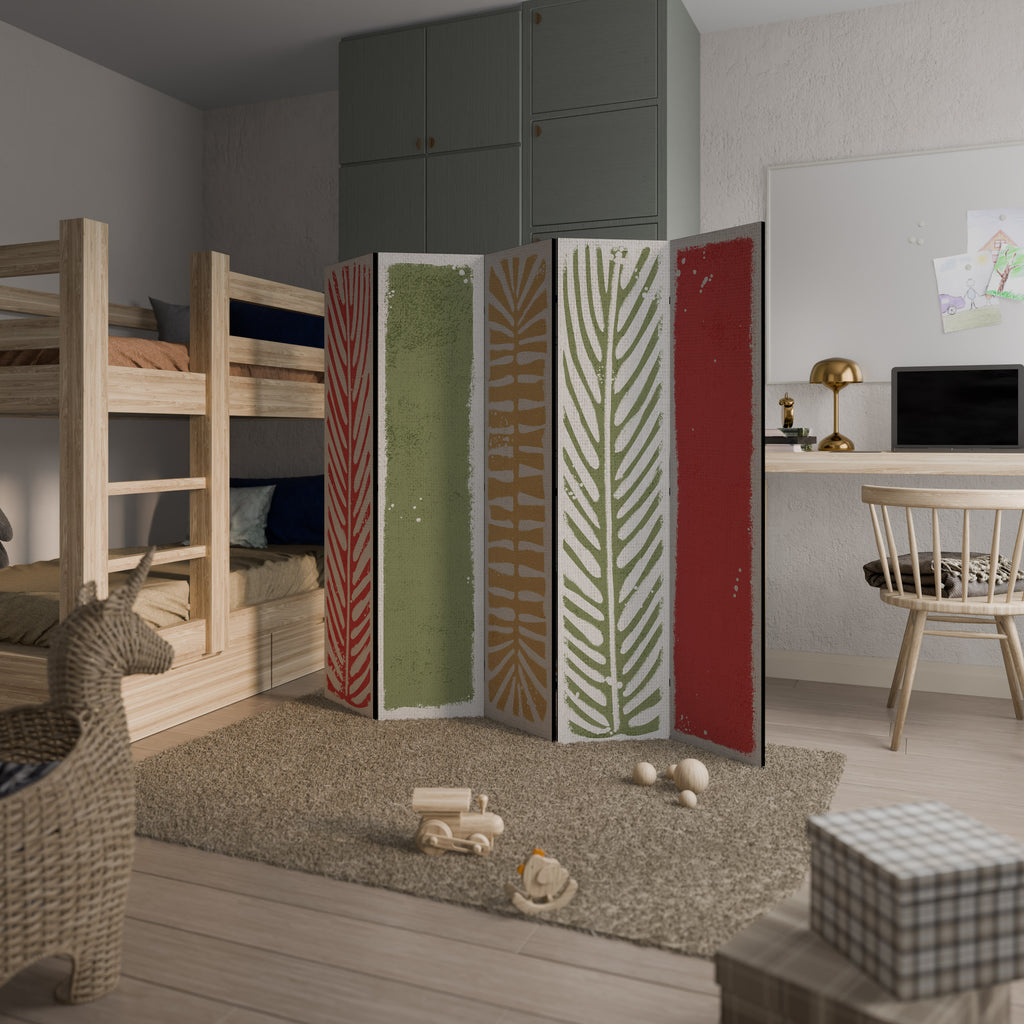 GREENERY WALK 5-Panel Room Divider