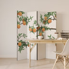 GORGEOUS ORANGE Παραβάν με 4 πάνελ