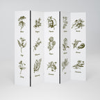 HERBAL FINESSE - ENG 5-Panel Room Divider