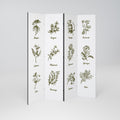 WHISPERS OF WILD HERBS 4-Panel Room Divider