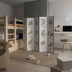 WHISPERS OF WILD HERBS 5-Panel Room Divider